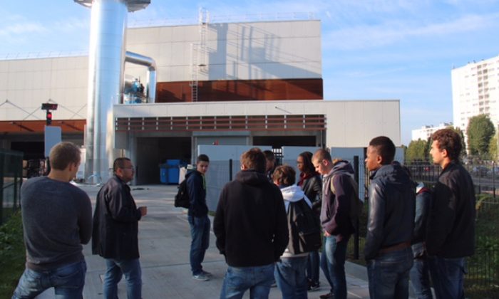 Visites scolaires à la chaufferie biomasse de Mont-Saint-Aignan