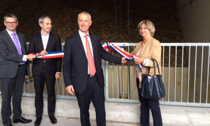 Inauguration de la chaufferie biomasse de Mont-Saint-Aignan