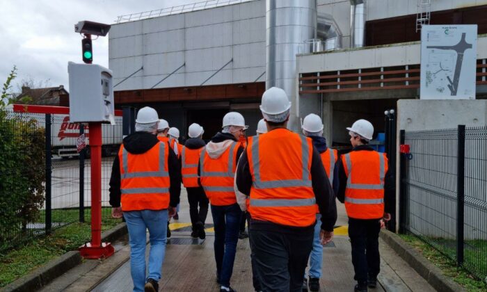 Nouvelle visite des étudiants de l’IUT de Rouen à la chaufferie biomasse de Mont-Saint-Aignan
